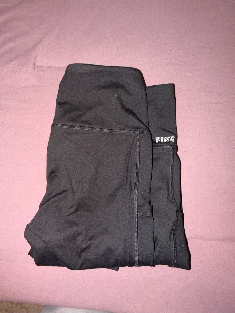 PINK Victoria's Secret Women’s Black Active Leggings